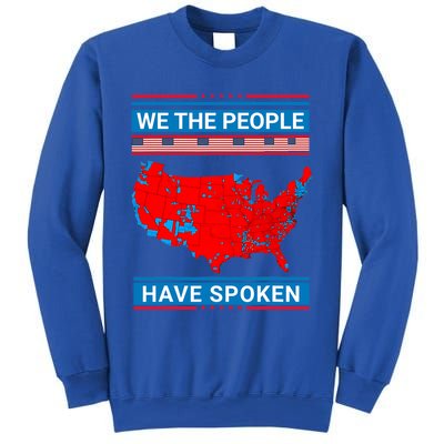 We The People Have Spoken Map Of 2024 Election Sweatshirt