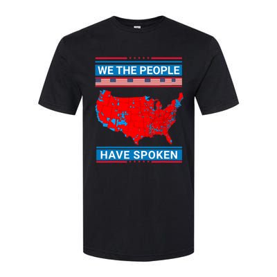 We The People Have Spoken Map Of 2024 Election Softstyle CVC T-Shirt