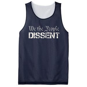 We The People Dissent Funny Humor Mesh Reversible Basketball Jersey Tank