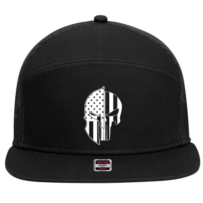 We The People Patriotic American Handmade 7 Panel Mesh Trucker Snapback Hat