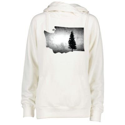 Washington Tree Pacific Northwest Womens Funnel Neck Pullover Hood