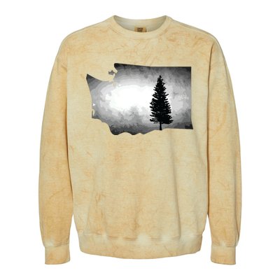 Washington Tree Pacific Northwest Colorblast Crewneck Sweatshirt