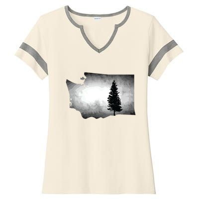 Washington Tree Pacific Northwest Ladies Halftime Notch Neck Tee