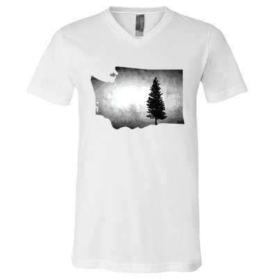 Washington Tree Pacific Northwest V-Neck T-Shirt