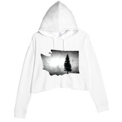 Washington Tree Pacific Northwest Crop Fleece Hoodie