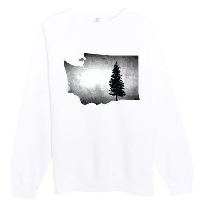 Washington Tree Pacific Northwest Premium Crewneck Sweatshirt