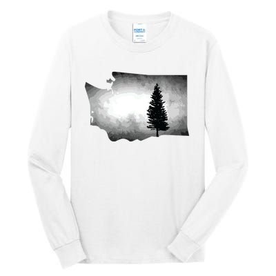 Washington Tree Pacific Northwest Tall Long Sleeve T-Shirt