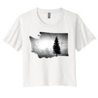 Washington Tree Pacific Northwest Women's Crop Top Tee