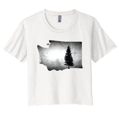 Washington Tree Pacific Northwest Women's Crop Top Tee