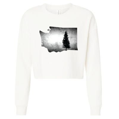 Washington Tree Pacific Northwest Cropped Pullover Crew