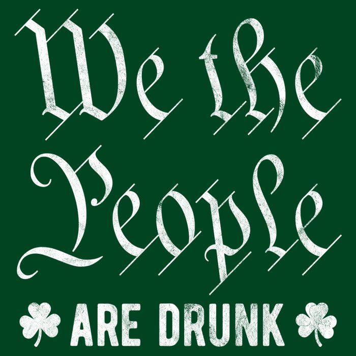 We The People Are Drunk St Patricks Day Hoodie