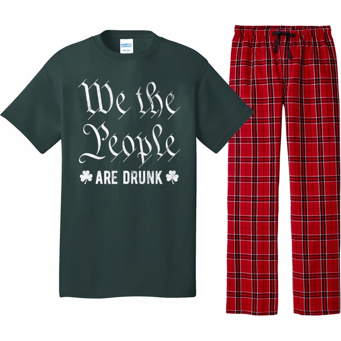 We The People Are Drunk St Patricks Day Pajama Set