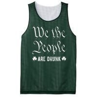 We The People Are Drunk St Patricks Day Mesh Reversible Basketball Jersey Tank