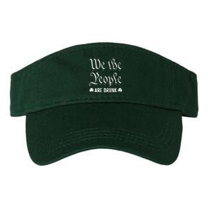 We The People Are Drunk St Patricks Day Valucap Bio-Washed Visor