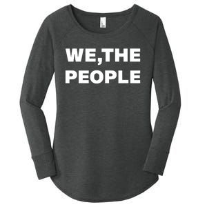 We The People Women's Perfect Tri Tunic Long Sleeve Shirt