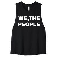 We The People Women's Racerback Cropped Tank