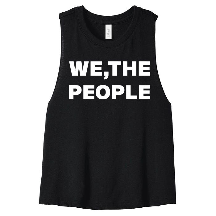 We The People Women's Racerback Cropped Tank