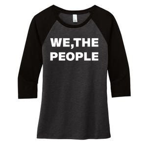 We The People Women's Tri-Blend 3/4-Sleeve Raglan Shirt