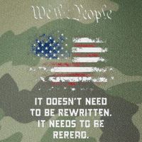 We The People It DoesnT Need To Be Rewritten Usa Legacy Tie Dye Trucker Hat