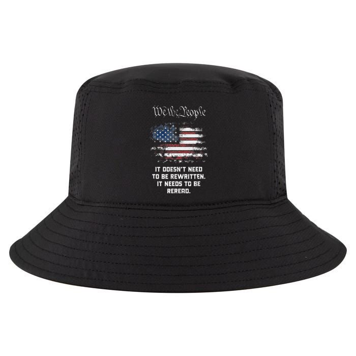 We The People It DoesnT Need To Be Rewritten Usa Cool Comfort Performance Bucket Hat