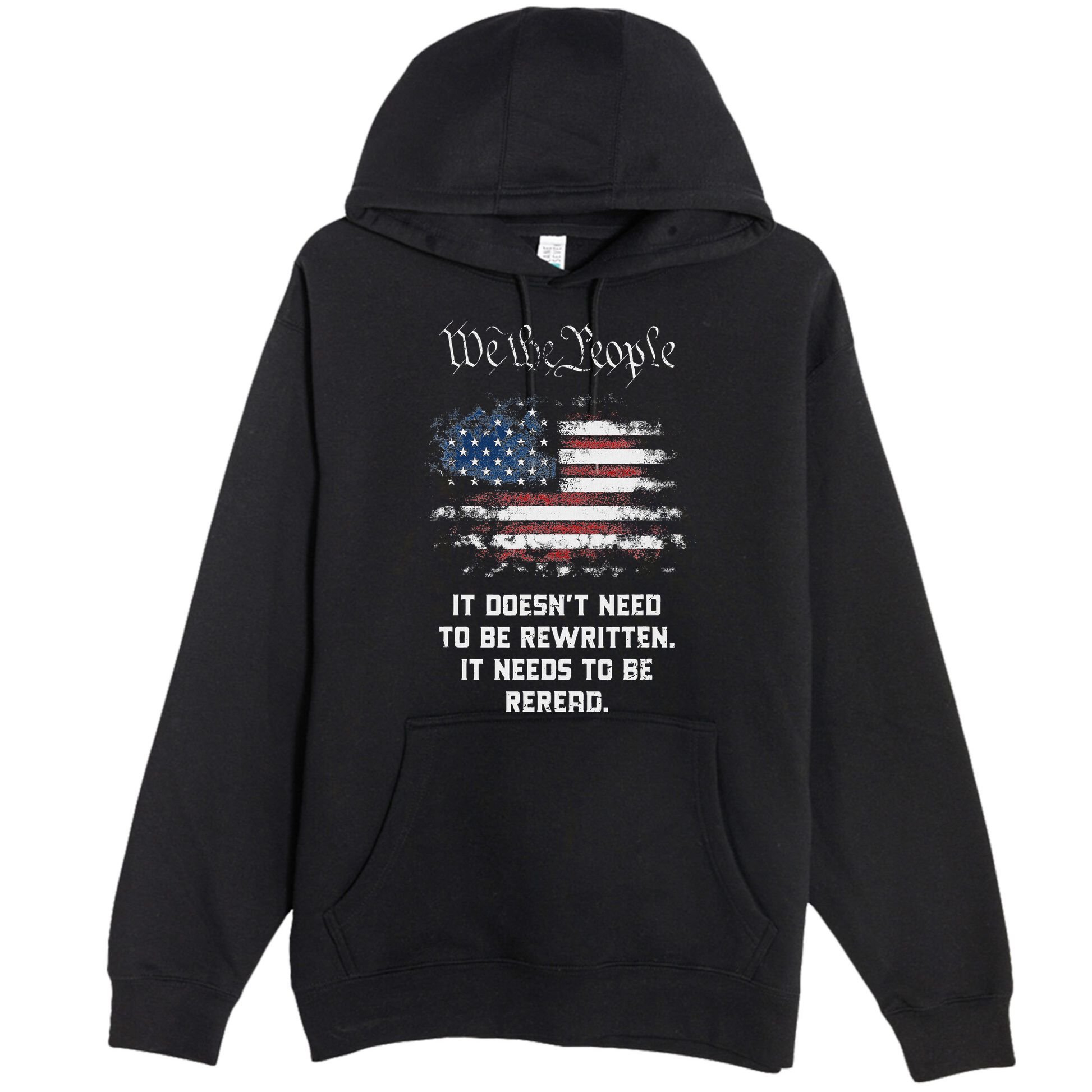 We The People It DoesnT Need To Be Rewritten Usa Premium Pullover Hoodie