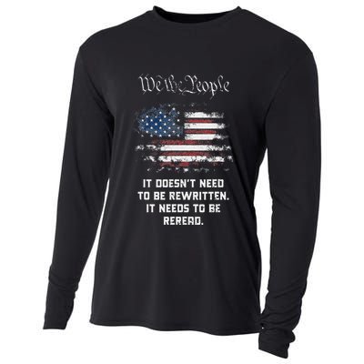 We The People It DoesnT Need To Be Rewritten Usa Cooling Performance Long Sleeve Crew