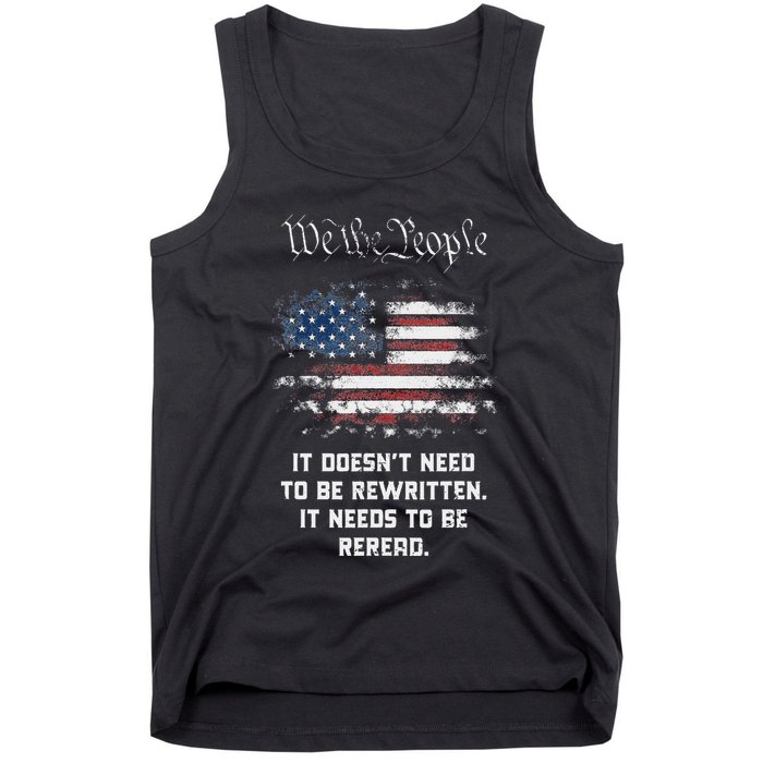 We The People It DoesnT Need To Be Rewritten Usa Tank Top