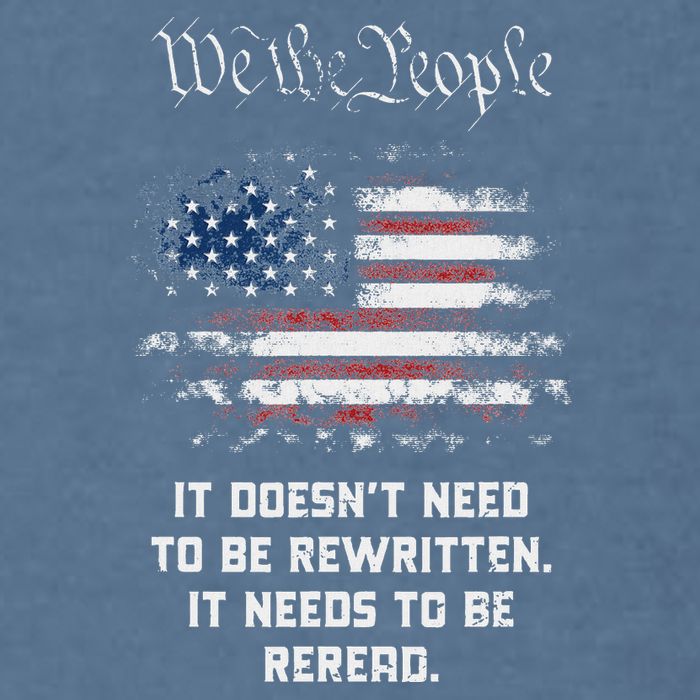 We The People It DoesnT Need To Be Rewritten Usa Garment-Dyed Sweatshirt