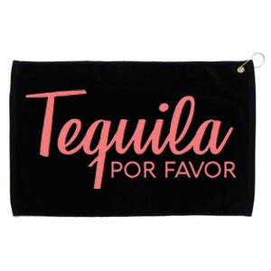 Womens TEQUILA POR FAVOR Cinco De Mayo Drinking Tee Grommeted Golf Towel