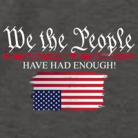 We The People Have Had Enough Protest Politics Vector Backpack