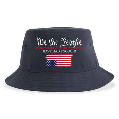 We The People Have Had Enough Protest Politics Sustainable Bucket Hat