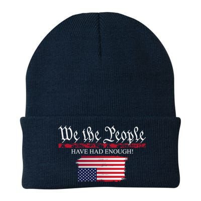 We The People Have Had Enough Protest Politics Beanie