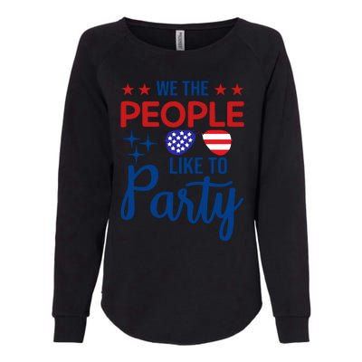 We The People Party Womens California Wash Sweatshirt