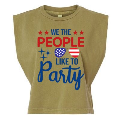 We The People Party Garment-Dyed Women's Muscle Tee