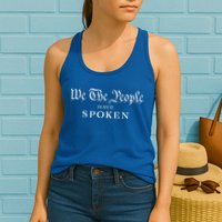 We The People Have Spoken Won Reelect Trump Wins Womens Tank Top