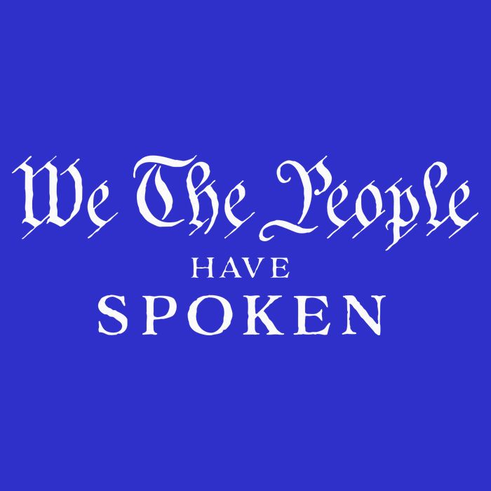 We The People Have Spoken Won Reelect Trump Wins Womens Tank Top