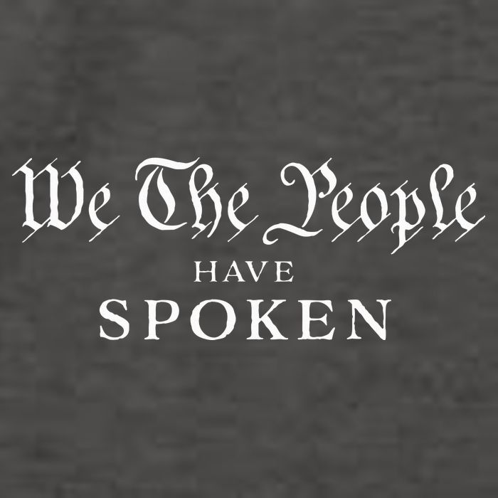 We The People Have Spoken Won Reelect Trump Wins Vector Backpack