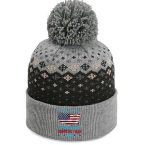 We The People Are Voting For The Felon Trump 2024 The Baniff Cuffed Pom Beanie