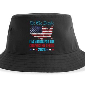 We The People Are Voting For The Felon Trump 2024 Sustainable Bucket Hat