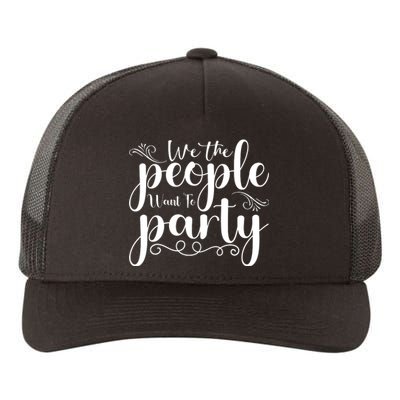 We The People Party Yupoong Adult 5-Panel Trucker Hat