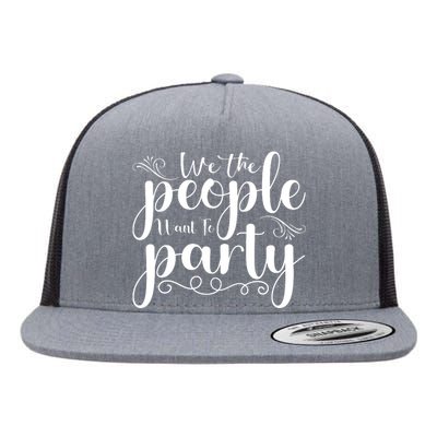 We The People Party Flat Bill Trucker Hat