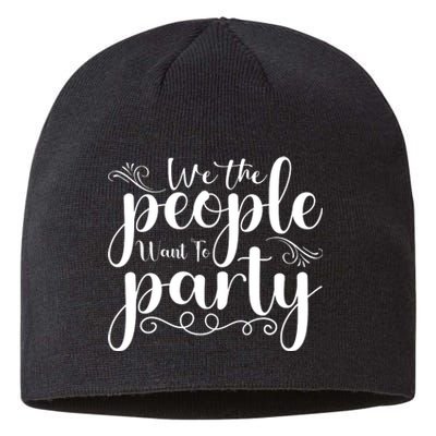 We The People Party Sustainable Beanie