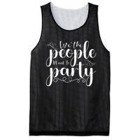 We The People Party Mesh Reversible Basketball Jersey Tank