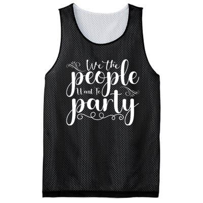 We The People Party Mesh Reversible Basketball Jersey Tank