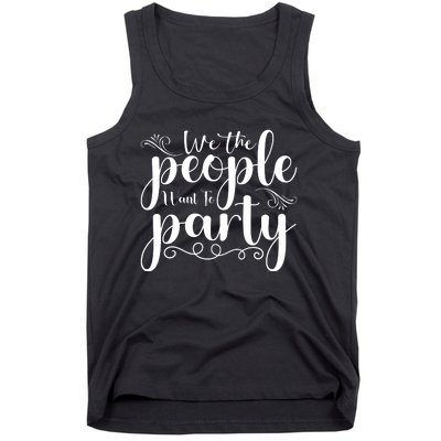 We The People Party Tank Top