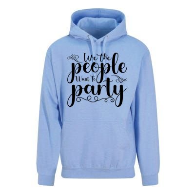 We The People Party Unisex Surf Hoodie