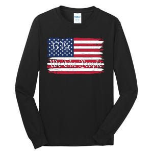 We The People 1776 Patriotic American Conservative US Constitution American Tall Long Sleeve T-Shirt