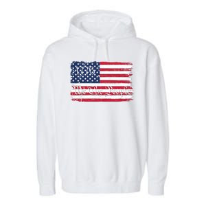 We The People 1776 Patriotic American Conservative US Constitution American Garment-Dyed Fleece Hoodie