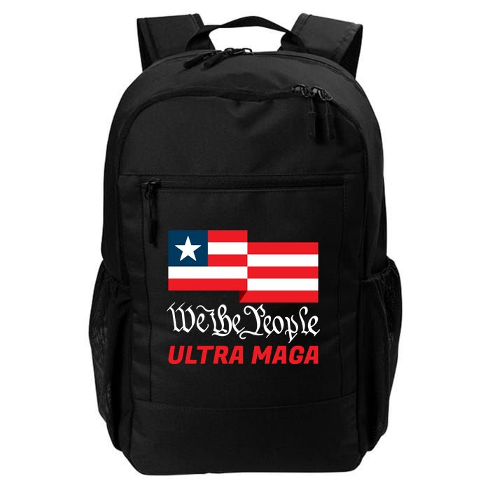 We The People Ultra MAGA Trump 2024 Anti Biden Backpack