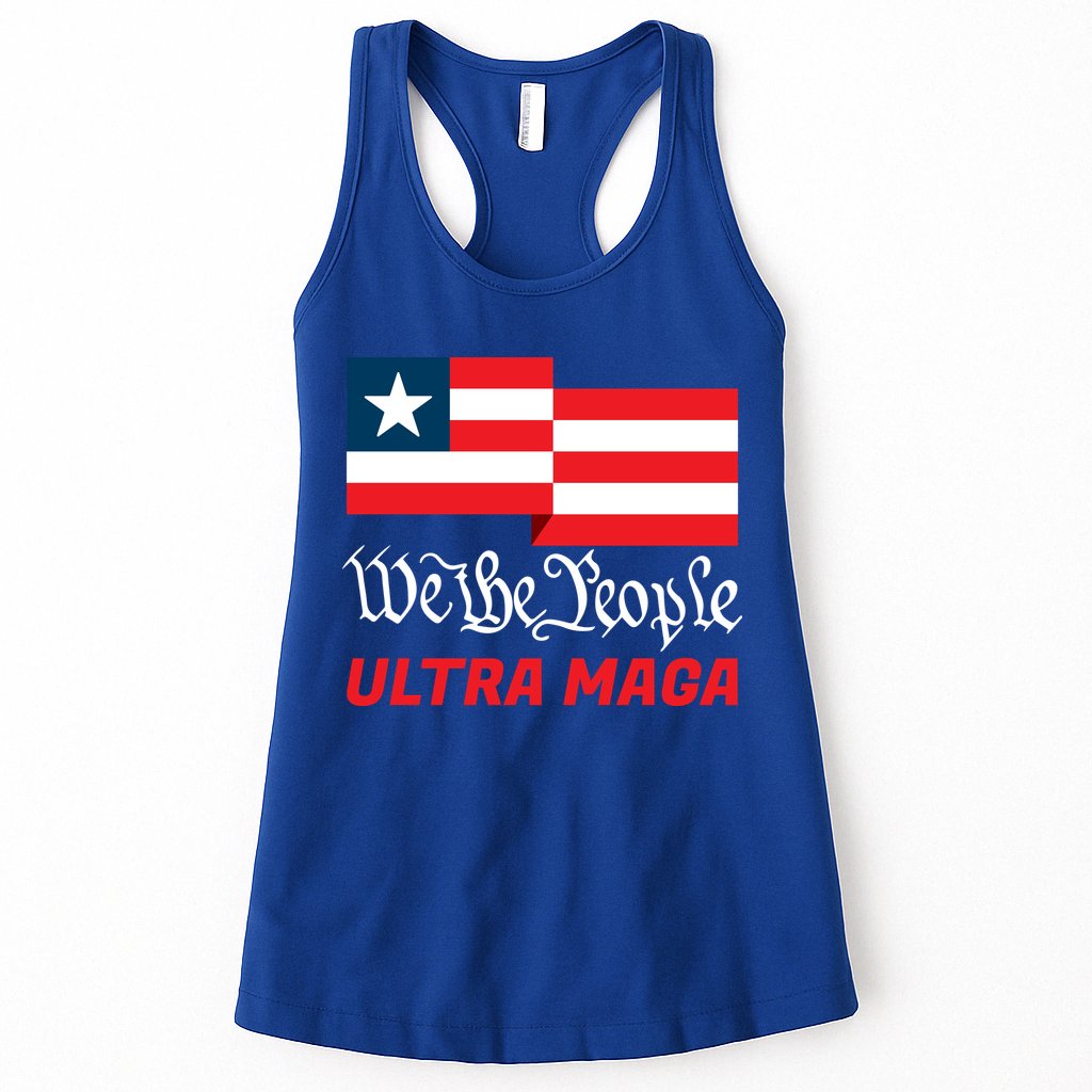 We The People Ultra MAGA Trump 2024 Anti Biden Womens Tank Top
